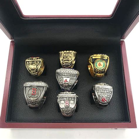 BOSTON RED SOX WORLD SERIES RINGS FULL SET - Punk Dark