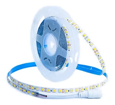 Fita Led 2835 3000k Rolo 5 Metros 120 Leds M 12v Ip20 10w M