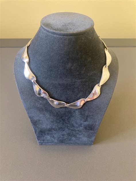 Danish Silver Necklace 1960s