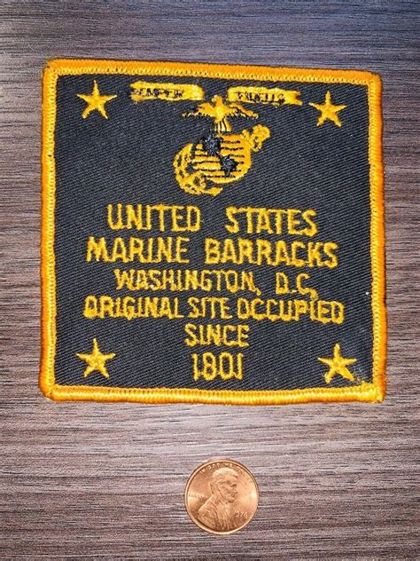 WW2 USMC Vintage Marine Corps Patch US Marine Barracks | #2030117149