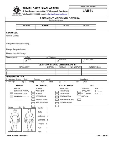 Asesmen Awal Medis Igd Pdf