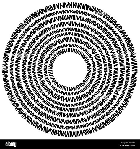 Concentric Circle Element Made Rectangles Hi Res Stock Photography And