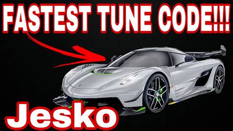 Best Tune Code For Koenigsegg Jesko Forza Horizon 5 Youtube