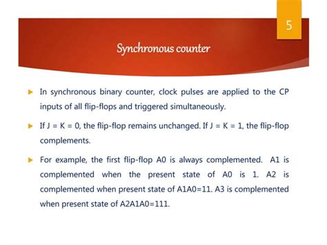 Synchronous Counter | PPT