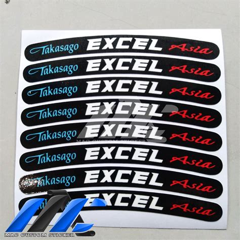 Jual STIKER VELG VELK PELEK RIMS TAKASAGO EXCEL ASIA Shopee Indonesia