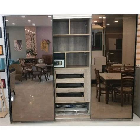 2 Doors Brown Wooden Wardrobe With Locker At Rs 1000 Square Feet In