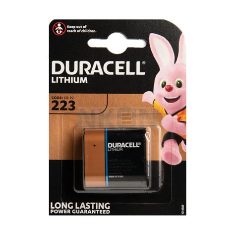 Duracell Crp2 Dl223 6v Additional Sizes Lithium Disposable