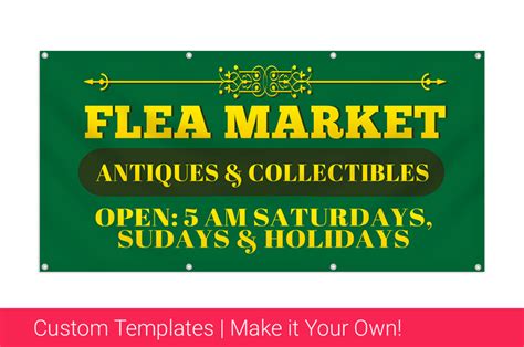 Customized Flea Market Vinyl Banners