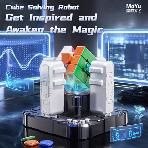 MoYu Cube Robot Magic Cube 3x3x3 Helper MoYu Robots Bluetooth