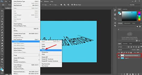 How To Warp And Distort Text In Photoshop Easy Steps