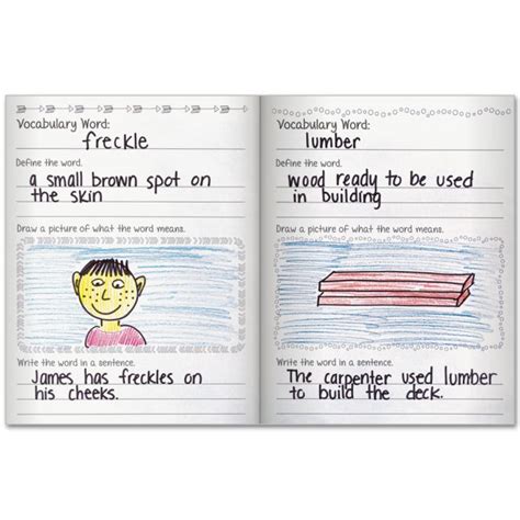 Vocabulary Journals Primary 12 Journals