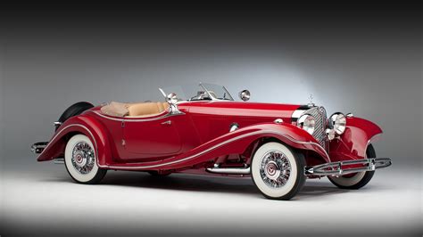 Mercedes Benz 500K Spezial Roadster 1935 Ретро автомобили Роскошный