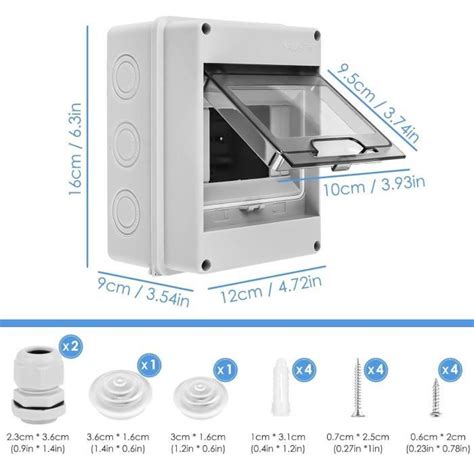 Coffret Electrique Etanche Exterieur Ip Modules Avec Terminaux Et