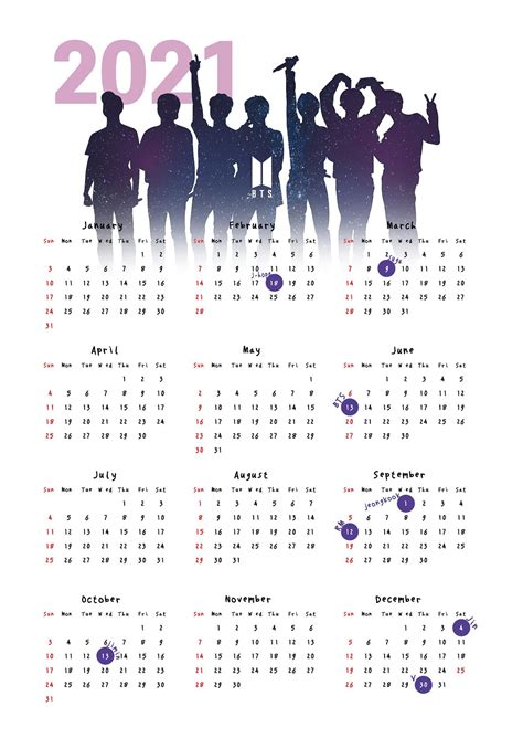 Bts Calendar