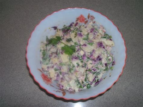 Potato and Red Cabbage Salad | Cooks and Facts