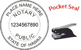 Hawaii Notary Seal Supplies Hi Notary Seal Jp Cooke Company