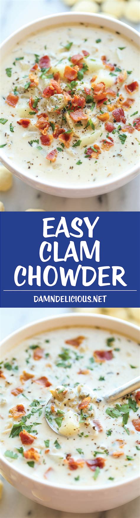 Easy Clam Chowder Damn Delicious