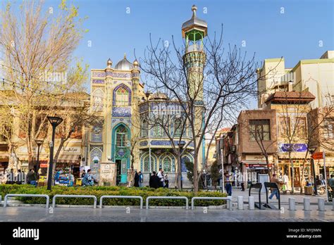 Tehran Iran March 18 2018 Small Mosque In Center Of City Tehran