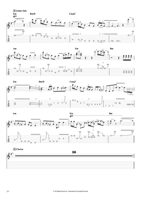 One Of These Nights Tab By The Eagles Guitar Pro Full Score