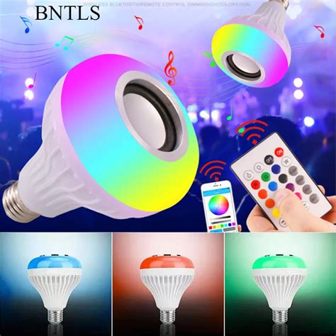 7w E27 Smart Rgb Rgbw Wireless Bluetooth Speaker Bulb Music Playing