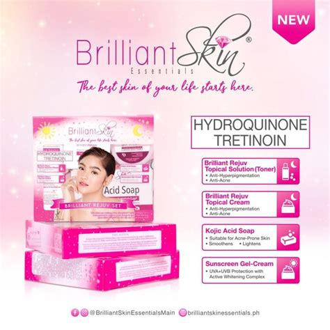 New Brilliant Rejuvenating Set With Hydroquinone Tretinoin Lazada Ph