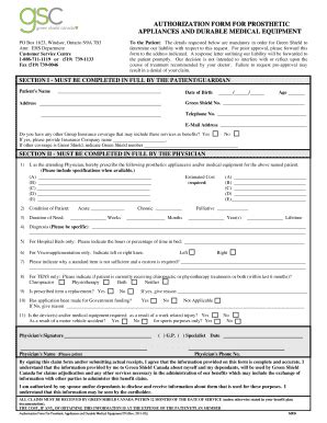 Green Shield Authorization Form Fill And Sign Printable Template Online