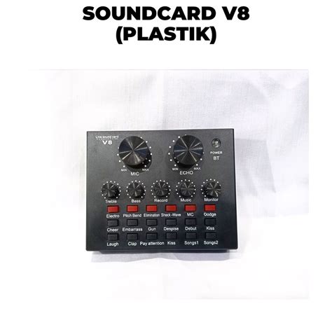 ใหม AAC WM Soundcard V8 Mixer เสยงบลทธ USB การ ดเสยงภายนอกเอฟเ