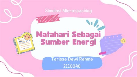 Tarissa Dewi Rahma Pgsd Upi Tasikmalaya Youtube