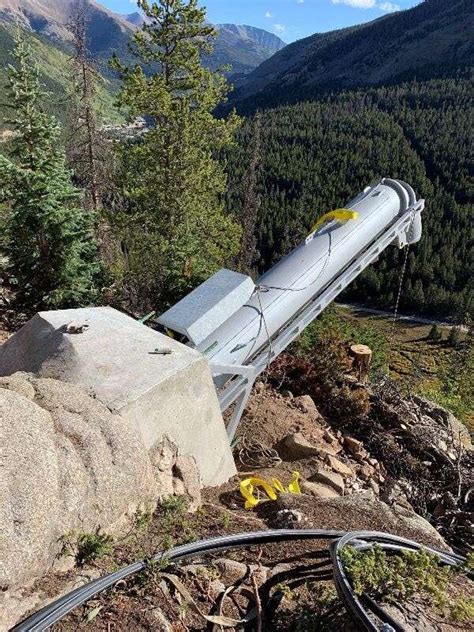 CDOT installs permanent avalanche control equipment on Red Mountain ...