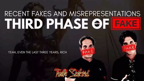 Fakes And Misrepresentations Third Phase Of FAKE Part 2 YouTube