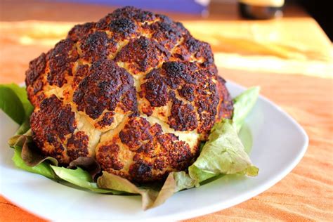 Whole Head Roasted Cauliflower Recipe — Dishmaps