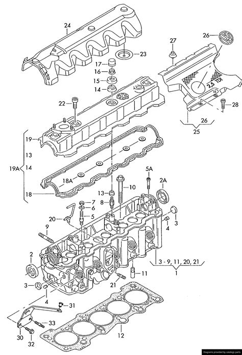 Volkswagen Cylinder Head Cover 074103469p Lllparts