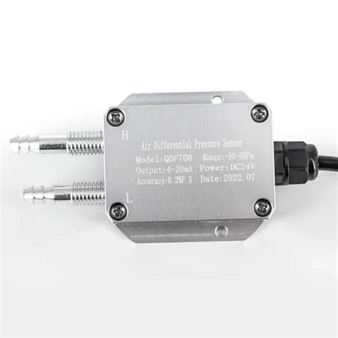 Wind Pressure Sensor 30kpa 30kpa Differential Pressure Transmitter 4