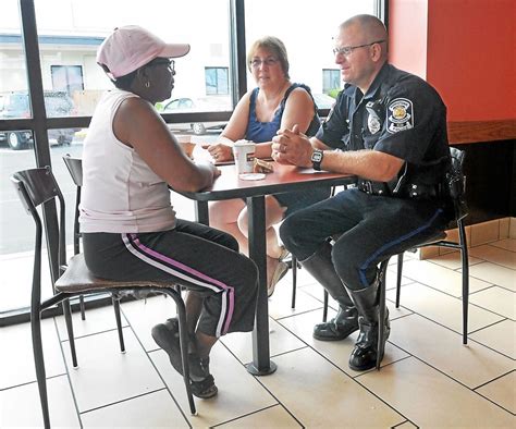 Norristown Police Department Holds Second Coffee With A Cop Event The Times Herald