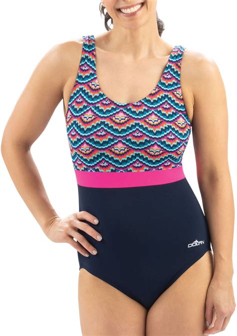 Dolfin Women S Aquashape Moderate Scoop Back One Piece Swimsuit