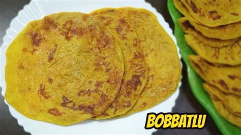 Ugadi Special Bobbatlu Perfect Nethi Bobbatlu Ugadi Special Recipes