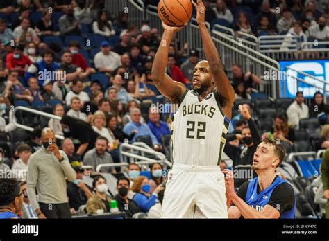 Orlando Florida Usa December Milwaukee Bucks Forward Khris