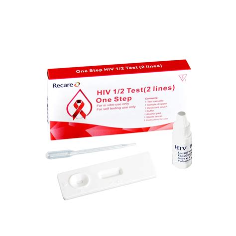 Hiv Home Test Kit Dischem Factory Price Blood Rapid Use 12 Set Cassette