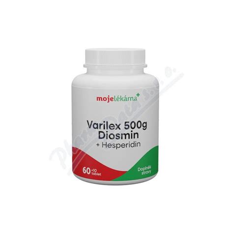 Moje lékárna Varilex Diosmin 500mg 60+10 tablet od 149 Kč - Heureka.cz