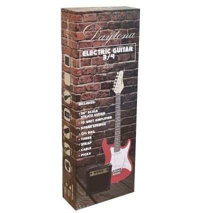 Pack Guitarra El Ctrica Junior Daytona Tipo Stratocaster