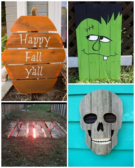 Best Halloween Wood Pallet Decorations Crafty Morning Pallet