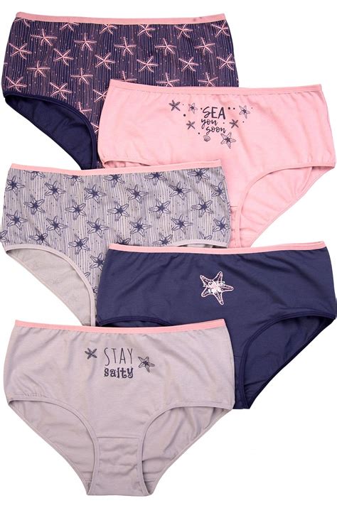 Трусы женские 5шт. Donella 6633942 мультиколор купить оптом в HappyWear.ru