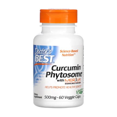 Куркумин с Meriva 500 мг, Curcumin Phytosome with Meriva, Doctor's Best ...