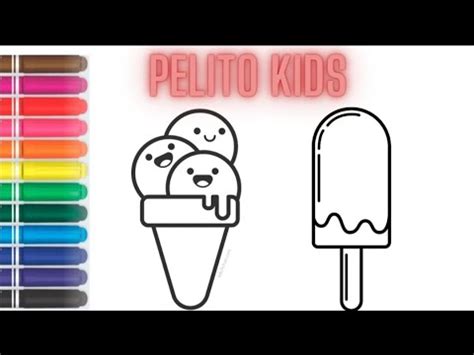 COLOREANDO PALETA DE HIELO PAINTING DRAWING COLORING YouTube