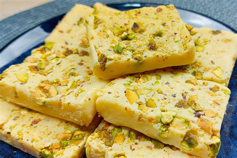 Pistachio Barfi Gato Dilait Recipe The Foodies Avenue