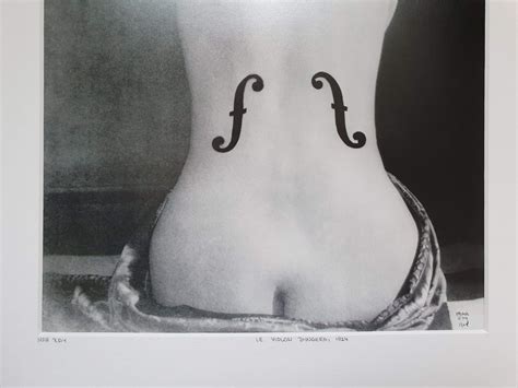 Man Ray Emmanuel Radnitsky Dit Violon Dingres