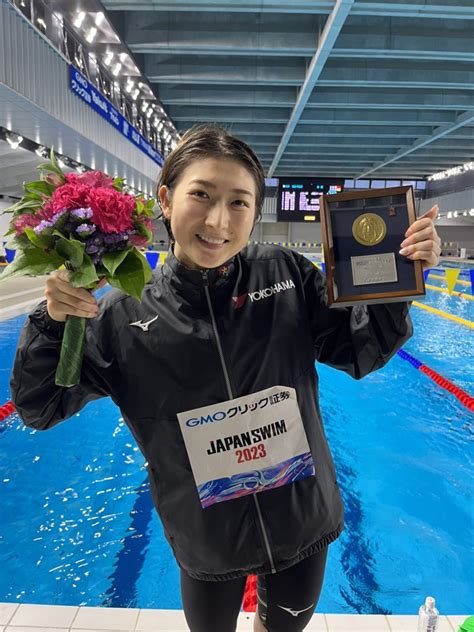 横浜ゴム株式会社 On Twitter 競泳 の日本選手権 女子100m自由形決勝で、池江璃花子 選手が54秒17で優勝！50mを4