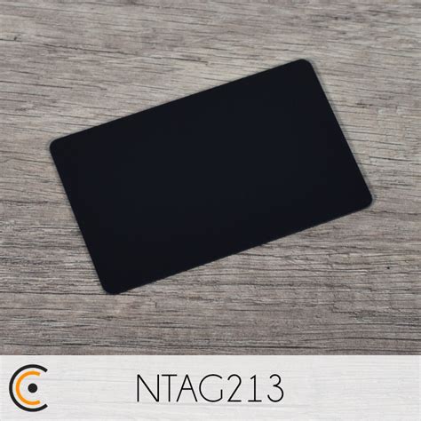 Nfc Card Nxp Ntag Black Pvc Nfc Cards