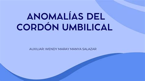 Anomal As Del Cord N Umbilical Jose Udocz