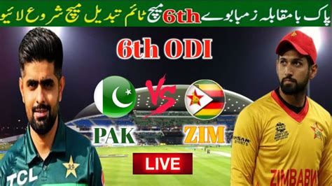 Pak Shaheens Vs Zimbabwe Th Odi Match Pak Shaheens Vs Zimbabwe Time